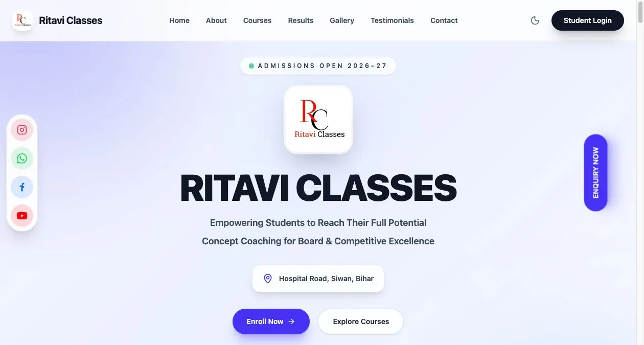 Ritavi Classes project preview